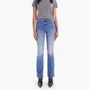 MOTHER Women's Boot Cut Jeans in Light Blue